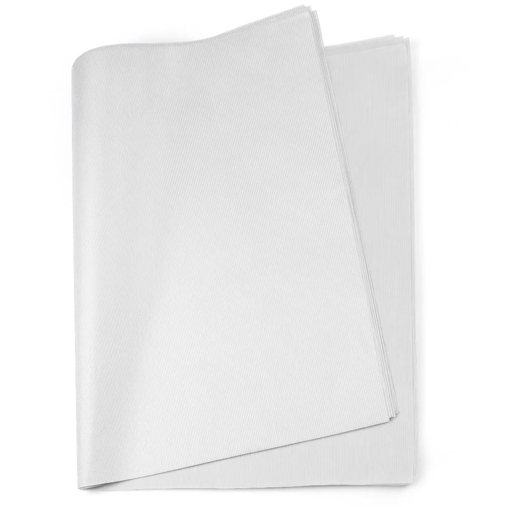 Papel Sujhino Estampado, modelo Canelado Branco