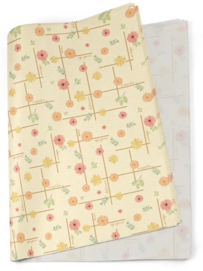 Papel Sujhino Estampado, modelo Jardim do Amor