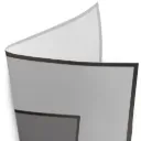 Papel Poli Cuadrado Fosco Essencial, Black