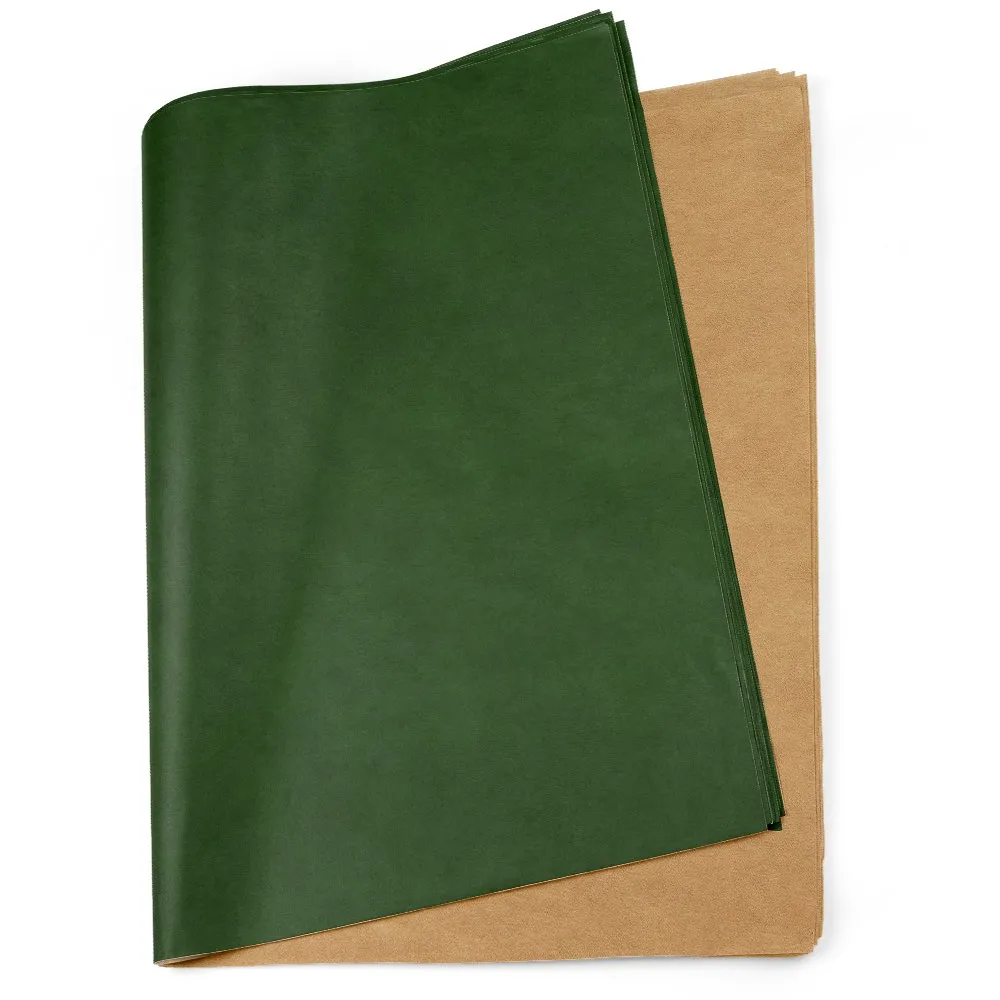 Papel Kraft, Verde/Ouro
