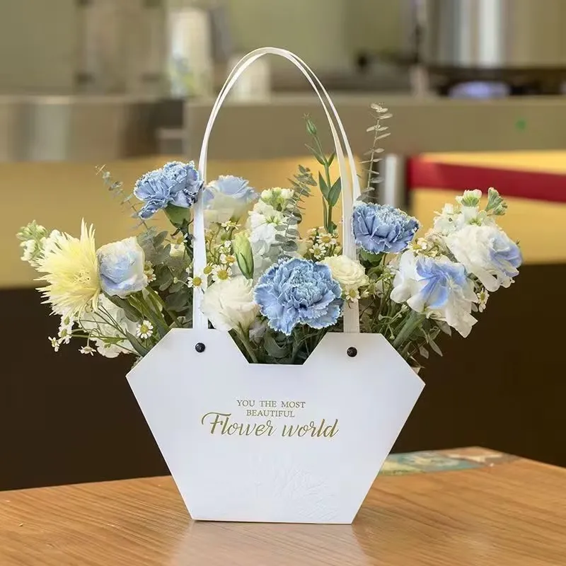 Bolsa con forma de Diamante, Blanco